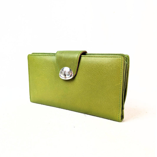 Osgoode Marley Bi-Fold Wallet – Grass Green Leather