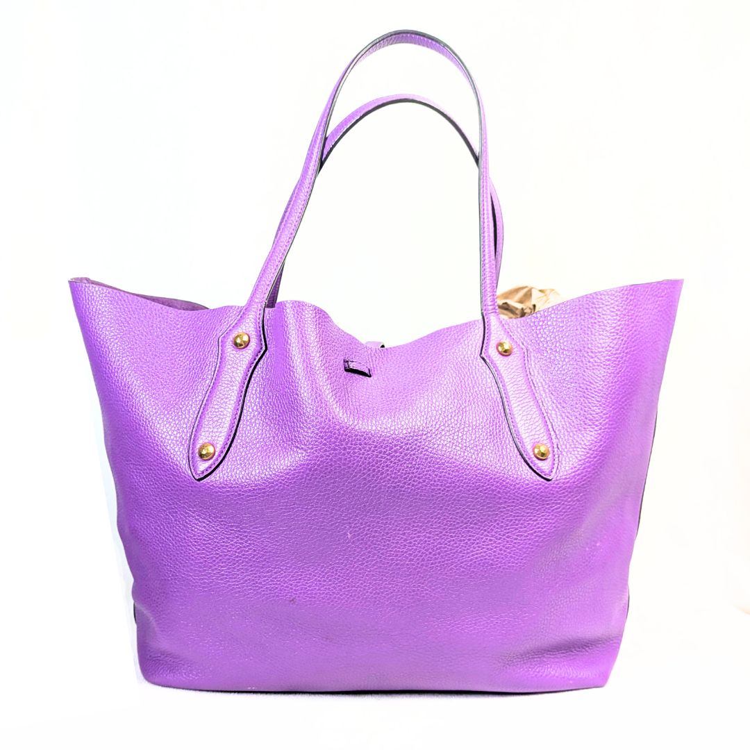 Annabel Ingall Large Isabella Tote Bag in Vibrant Purple