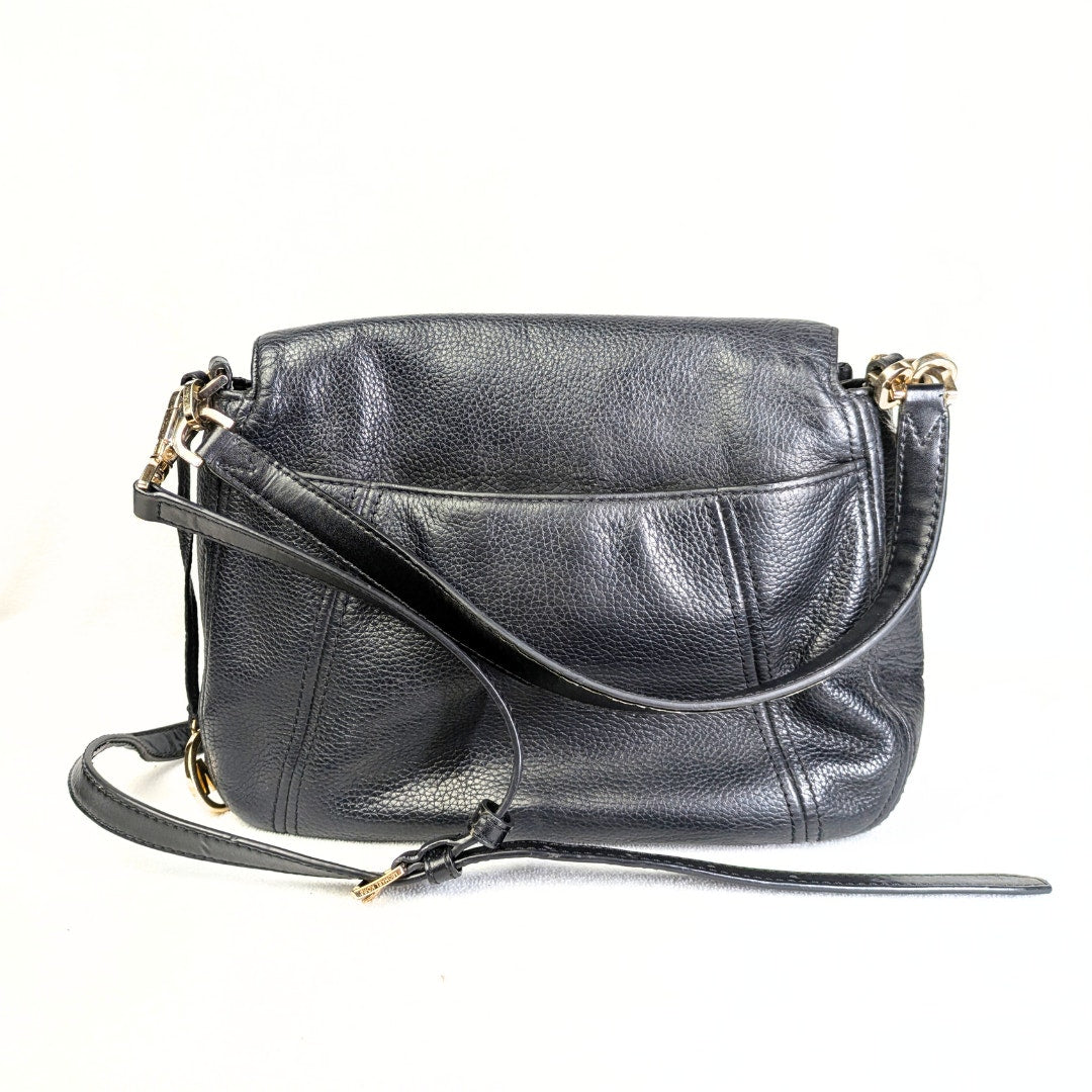 Pre-loved Michael Kors Bedford Pebbled Leather Crossbody Bag
