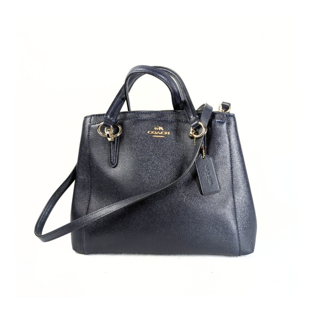 Pre-owned COACH Minetta Leather Crossbody Handbag