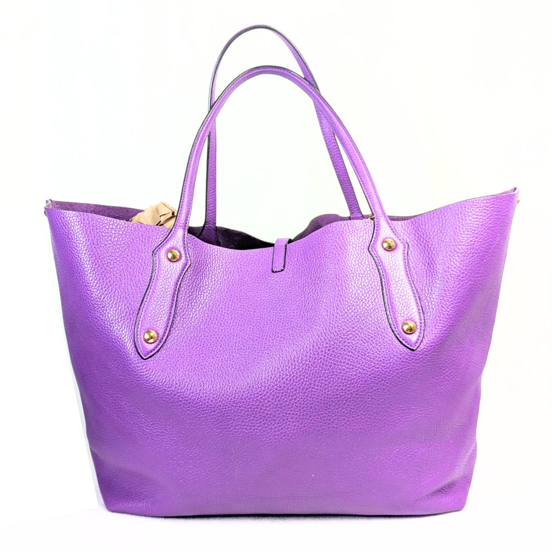 Annabel Ingall Large Isabella Tote Bag in Vibrant Purple