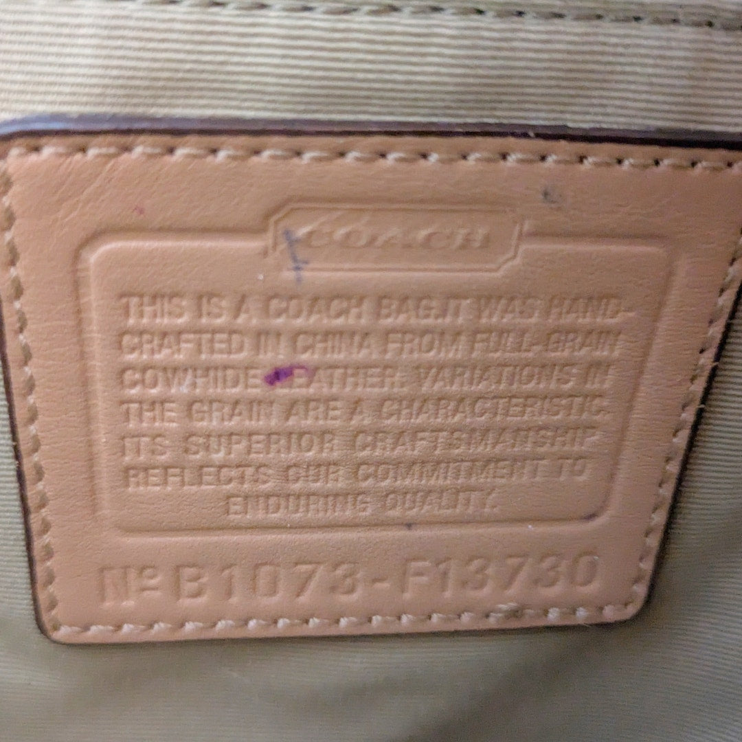 Vintage Repainted COACH Hamilton Hobo Shoulder Bag