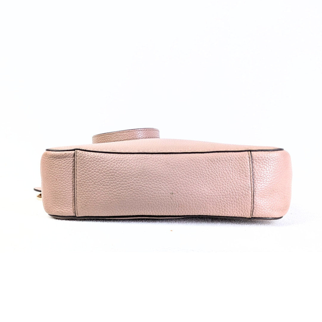 Pre-loved Michael Kors Jet Set Large Saffiano Leather Messenger Bag