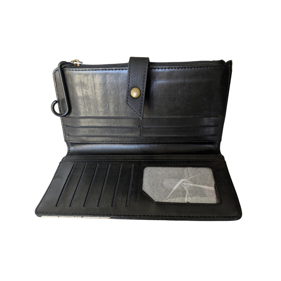 The inside of the HBO Game of Thrones Westeros Map Print Faux Leather Wallet.