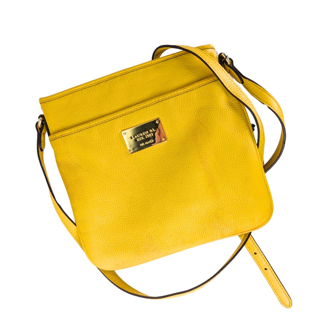 Lauren Ralph Lauren Governors Lodge Flat Leather Crossbody Bag - From the Top.