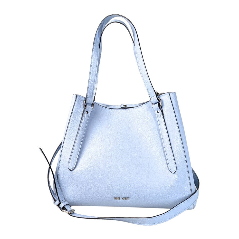 The front view of the Nine West Two-Way Tote Bag with a Crossbody Strap captured on the white background.