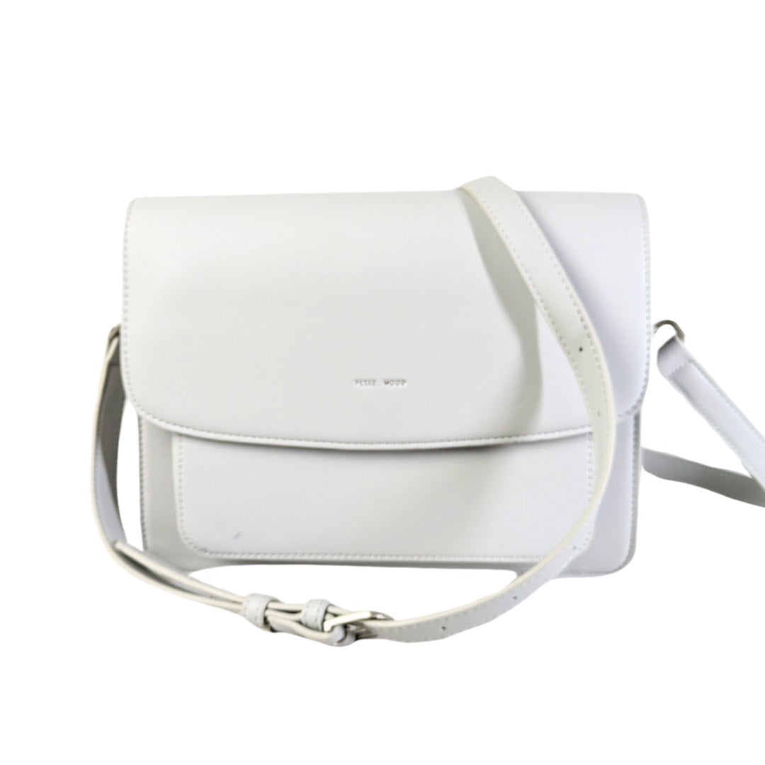 The front side of the Pixie Mood Zoe Crossbody Vegan Leather Shoulder Bag captured on the white background.