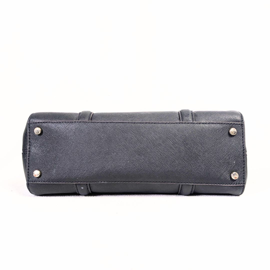 Kate Spade Newbury Lane Loden Black Saffiano Leather Satchel