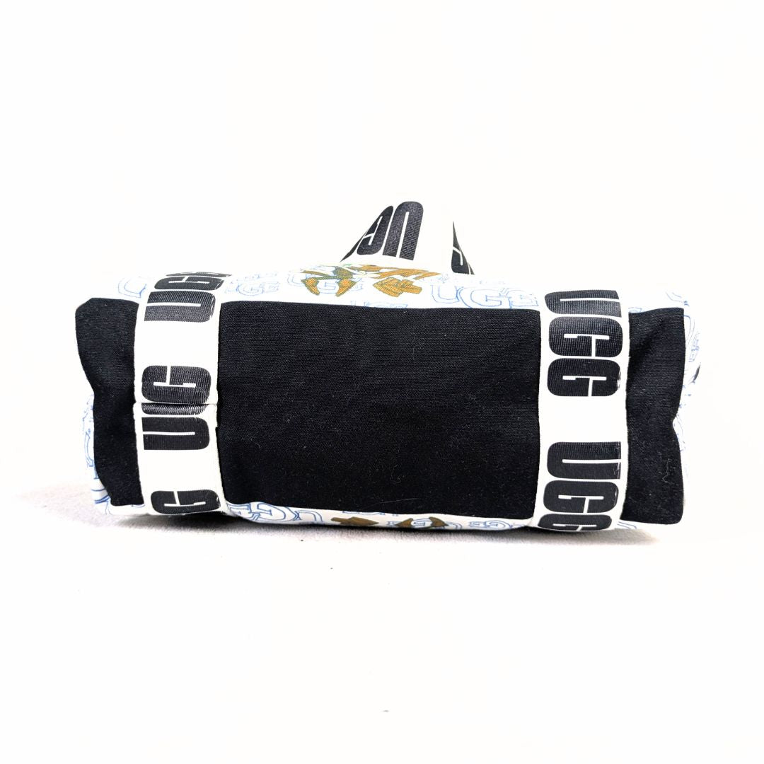 UGG Multicolor Print White Canvas Shopper Tote