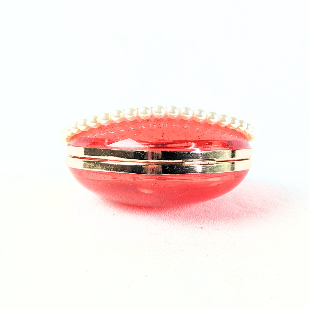 Vintage Convertible Hearth Shaped Clutch