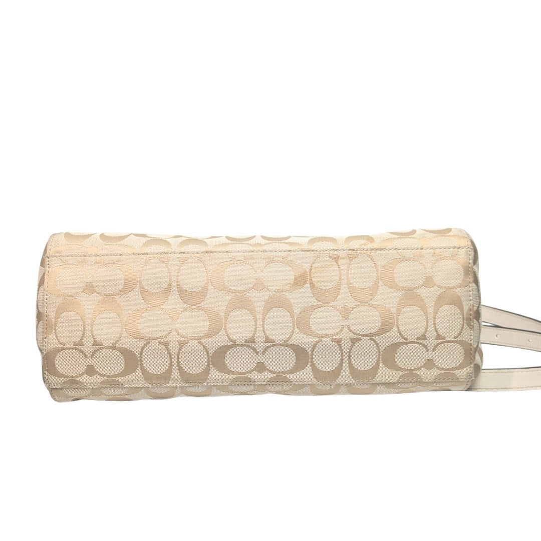 COACH Celeste Convertible Signature Canvas Hobo Bag