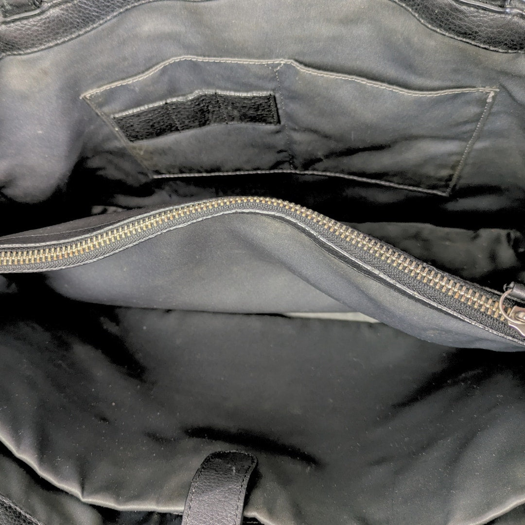 Pre-owned COACH Signature Canvas Leather Carryall Handbag