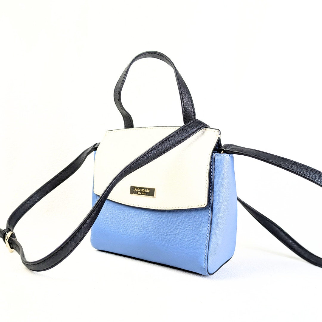 Pre-loved Kate Spade Laurel Way Mini Alisanne Leather Crossbody Satchel Handbag
