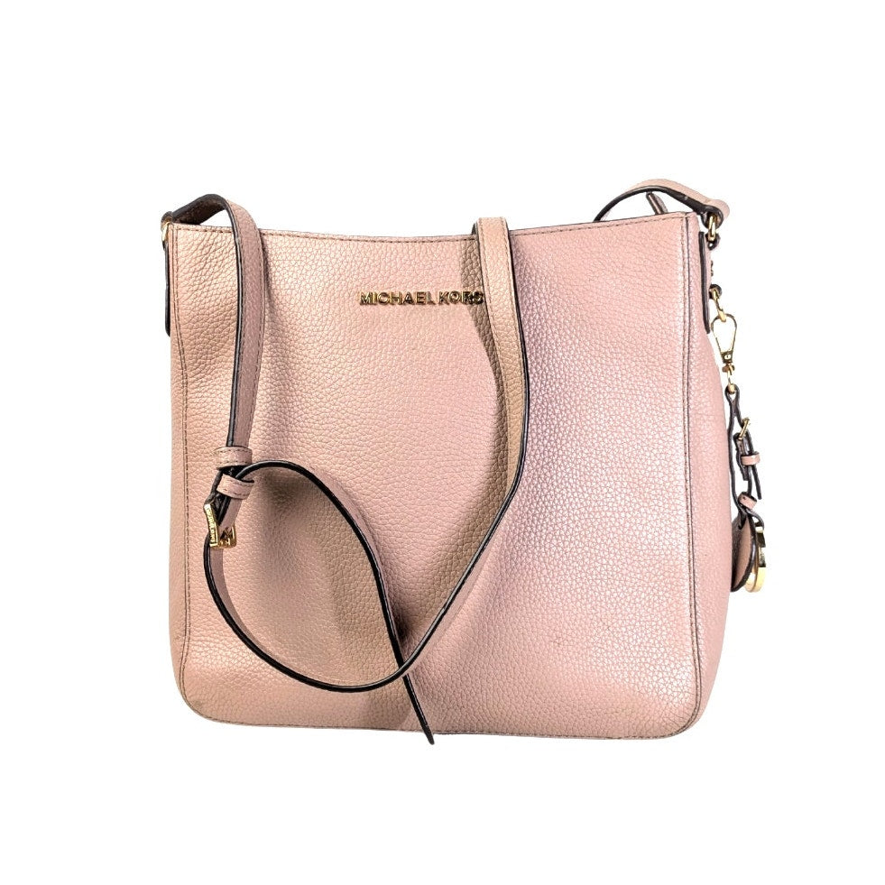 Pre-loved Michael Kors Jet Set Large Saffiano Leather Messenger Bag