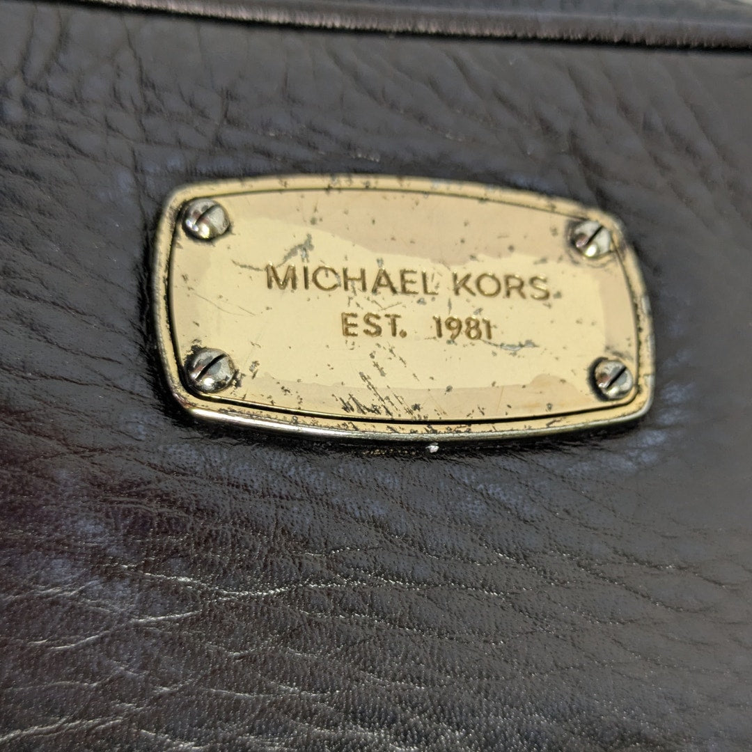 Vintage Michael Kors Small Crossbody Bag with Chain Strap – Navy (Repainted)