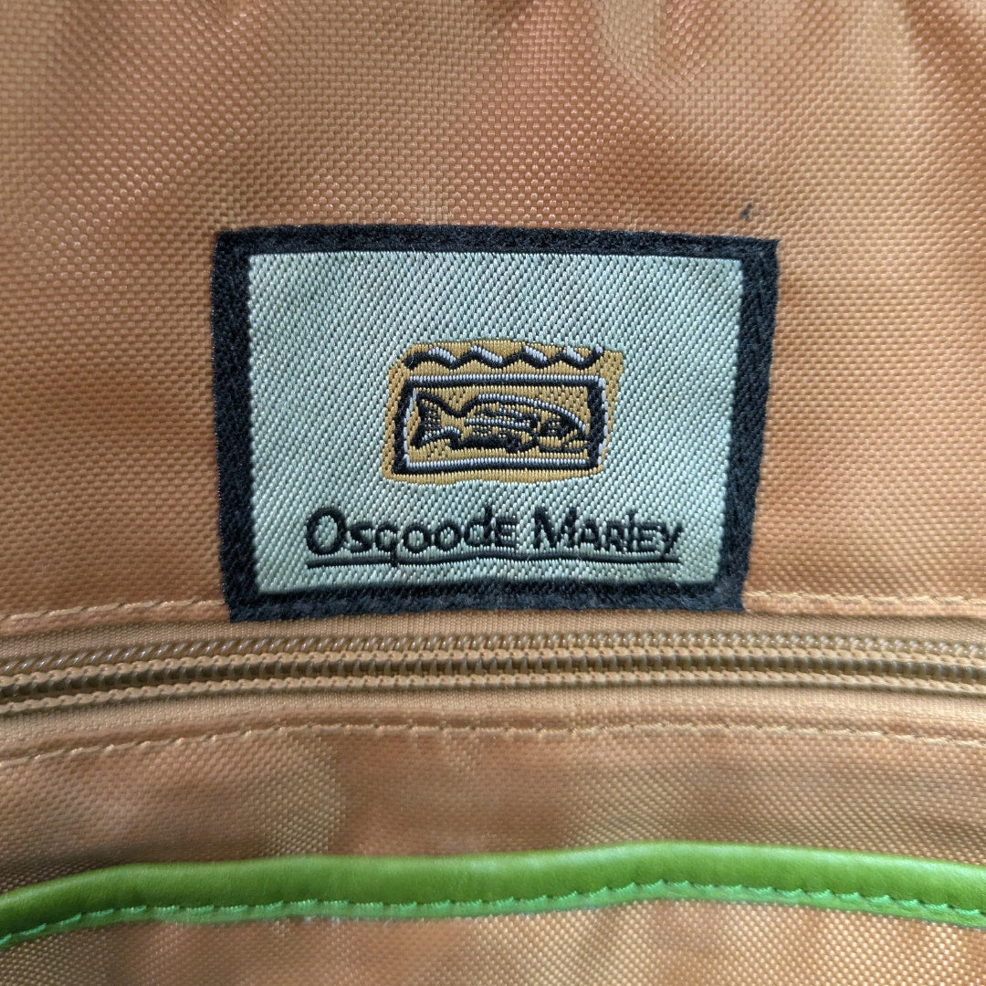 Osgoode Marley Vibrant Green Leather Laptop / Shoulder Bag