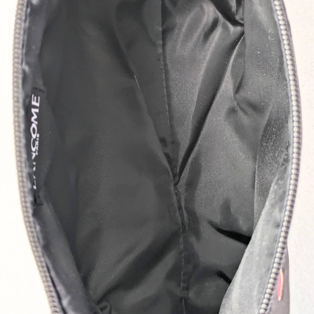 NWOT Lancôme Nylon Cosmetic Bag with Eiffel Tower Zipper Handle