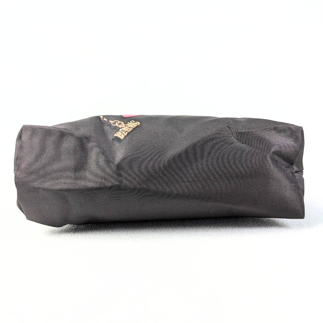 NWOT Lancôme Nylon Cosmetic Bag with Eiffel Tower Zipper Handle