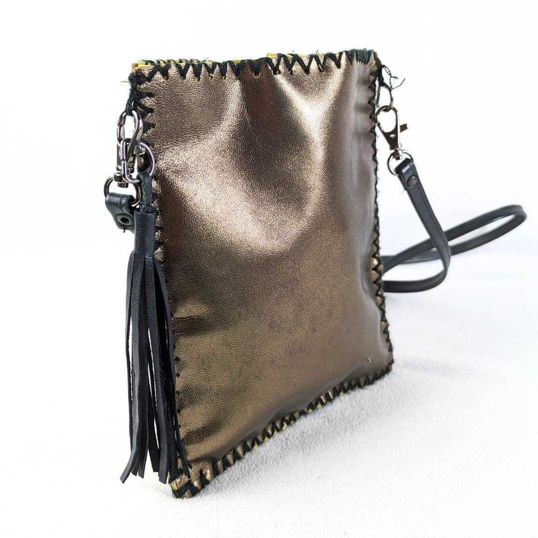 Metallic Crossbody Bag