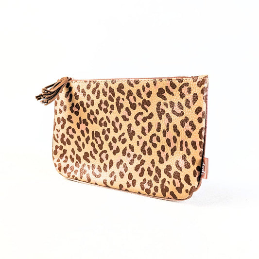 Leopard Print Cosmetic / Makeup Pouch