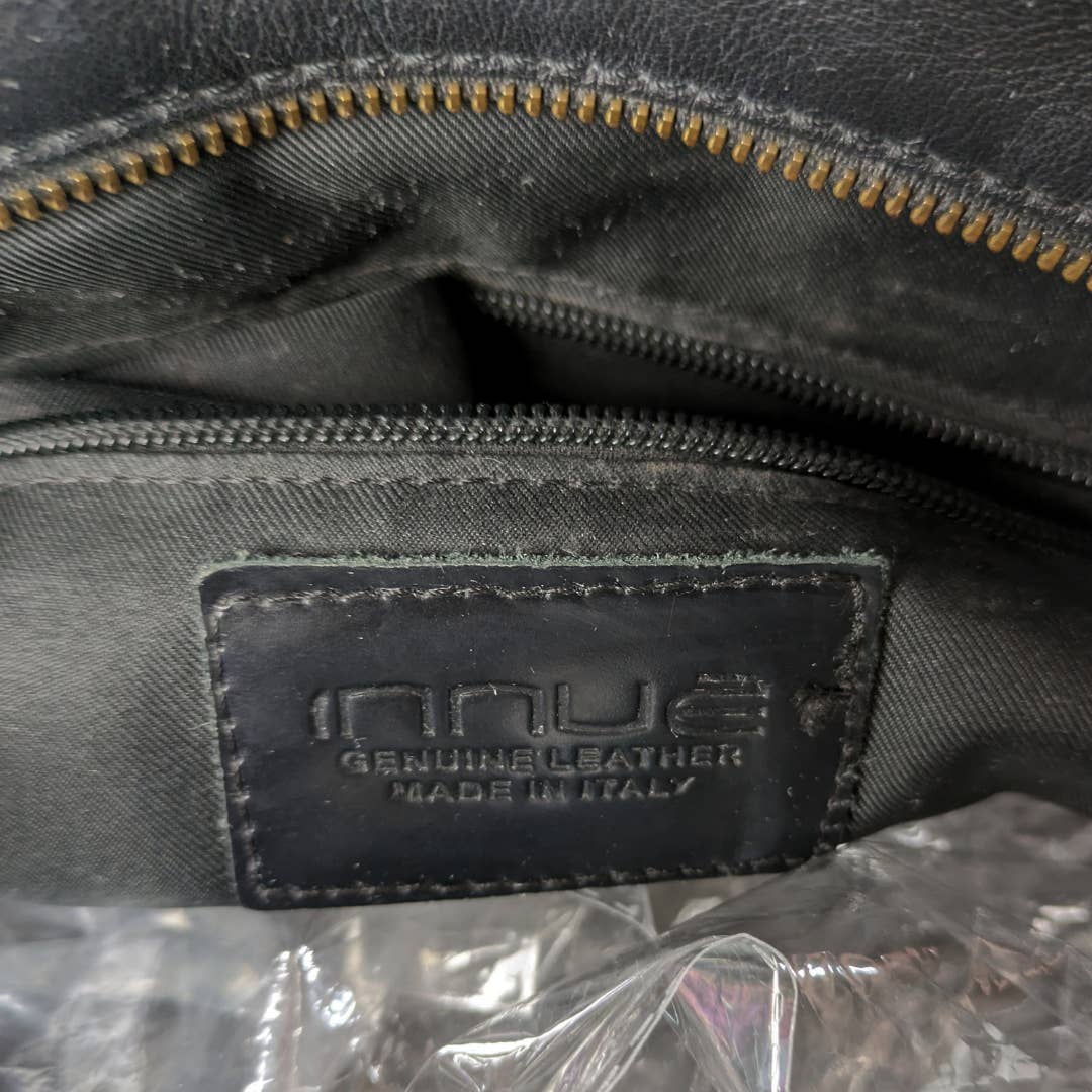 Glossy Genuine Leather Handbag