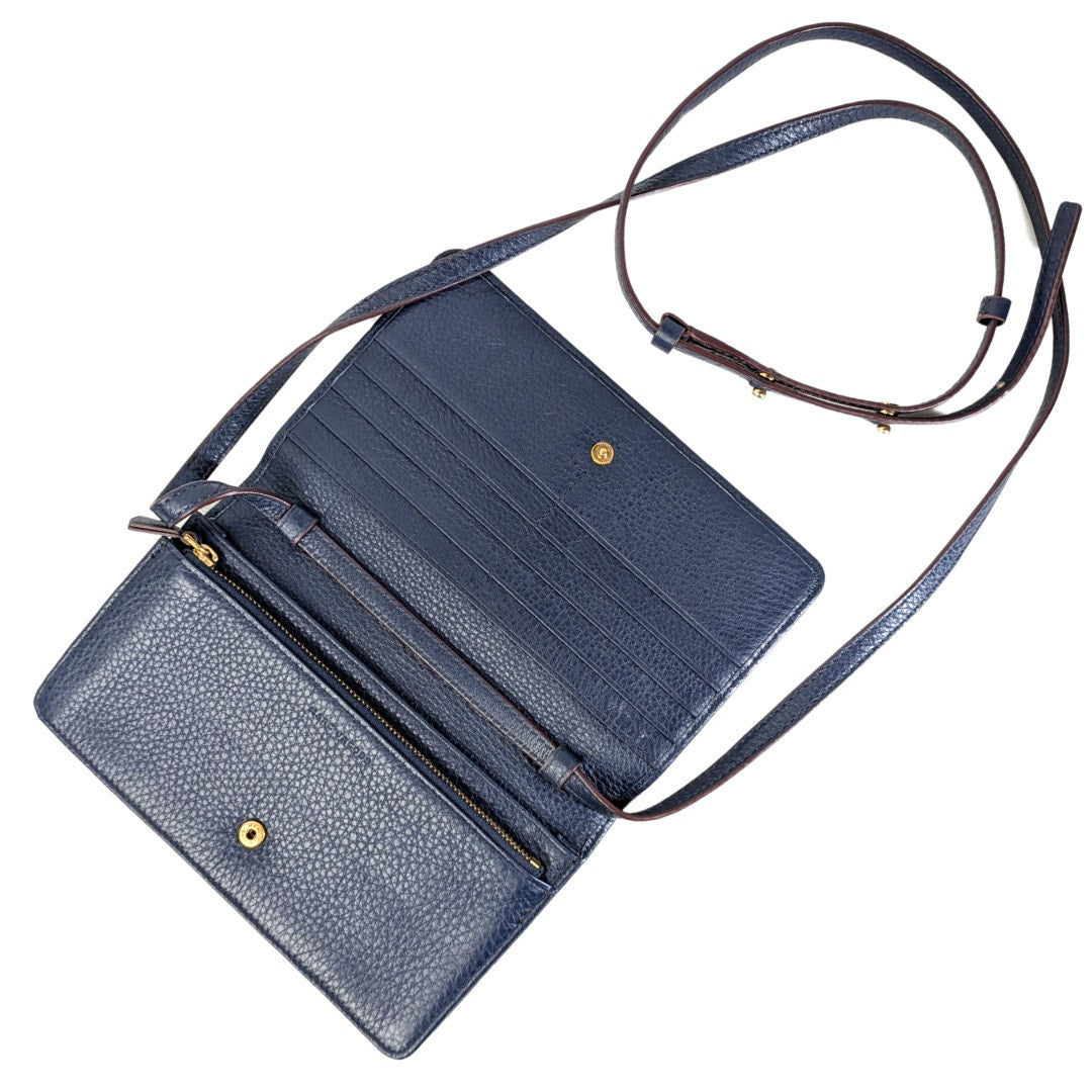Pre-loved Marc Jacobs Leather Recruit Wallet on a Crossbody Strap Handbag