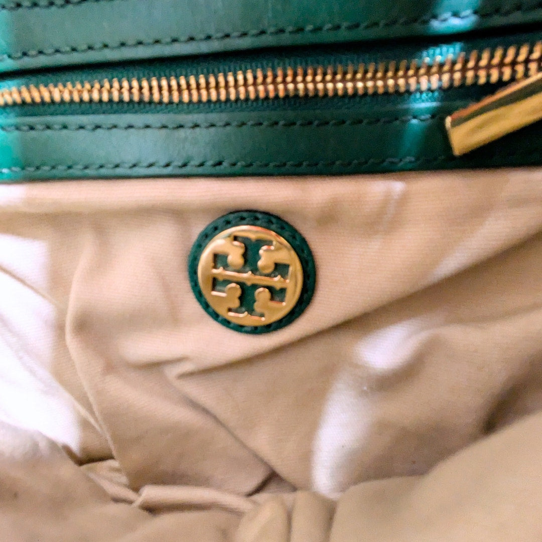 Pre-owned Tory Burch Dena Foldover Crossbody