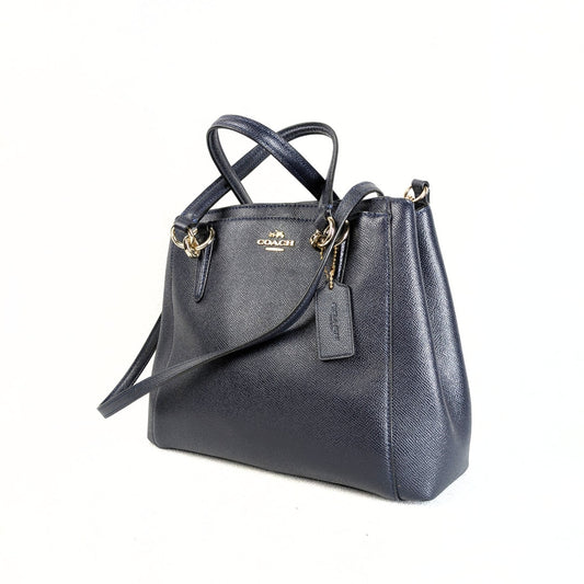 Pre-owned COACH Minetta Leather Crossbody Handbag