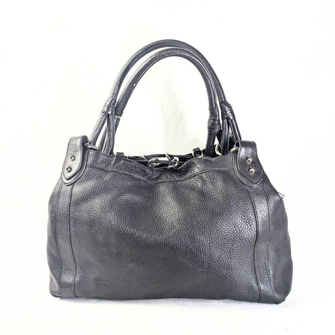 Donald J Pliner Large Leather Tote Bag