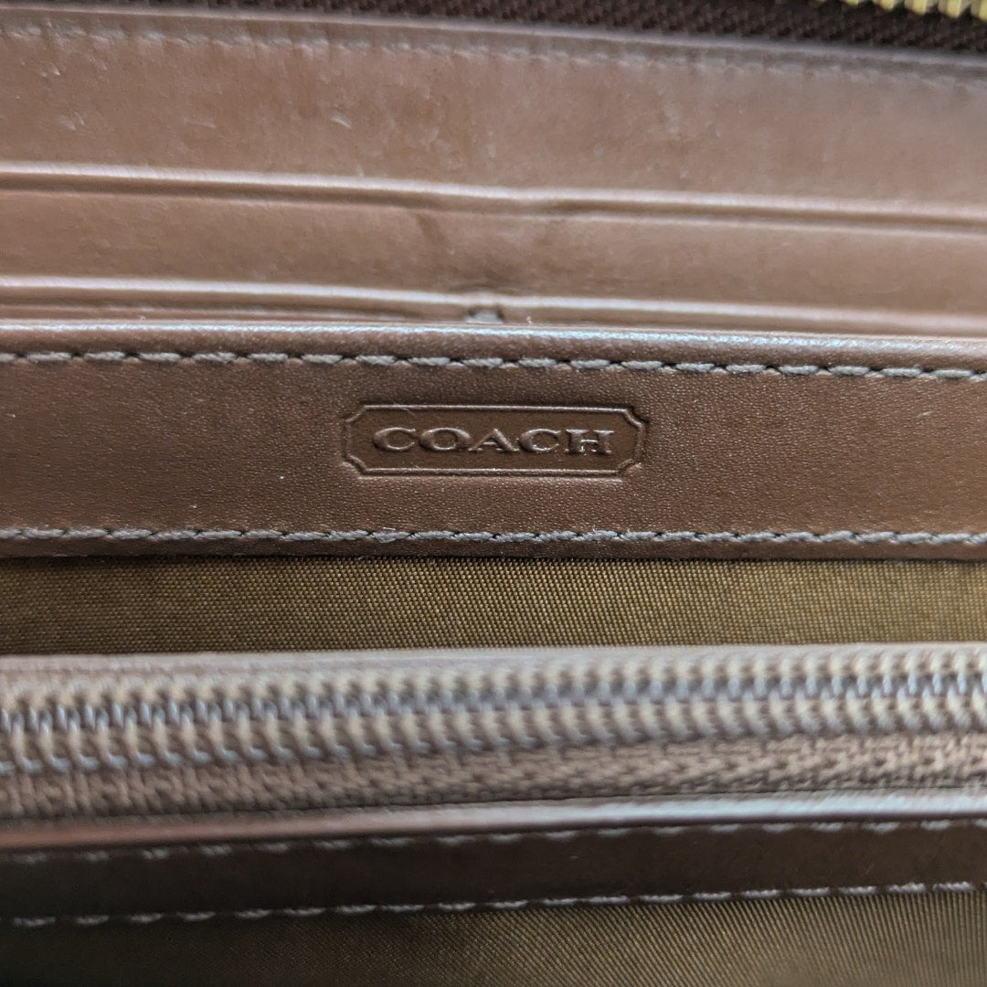 Coach Bi-Fold Leather Wallet