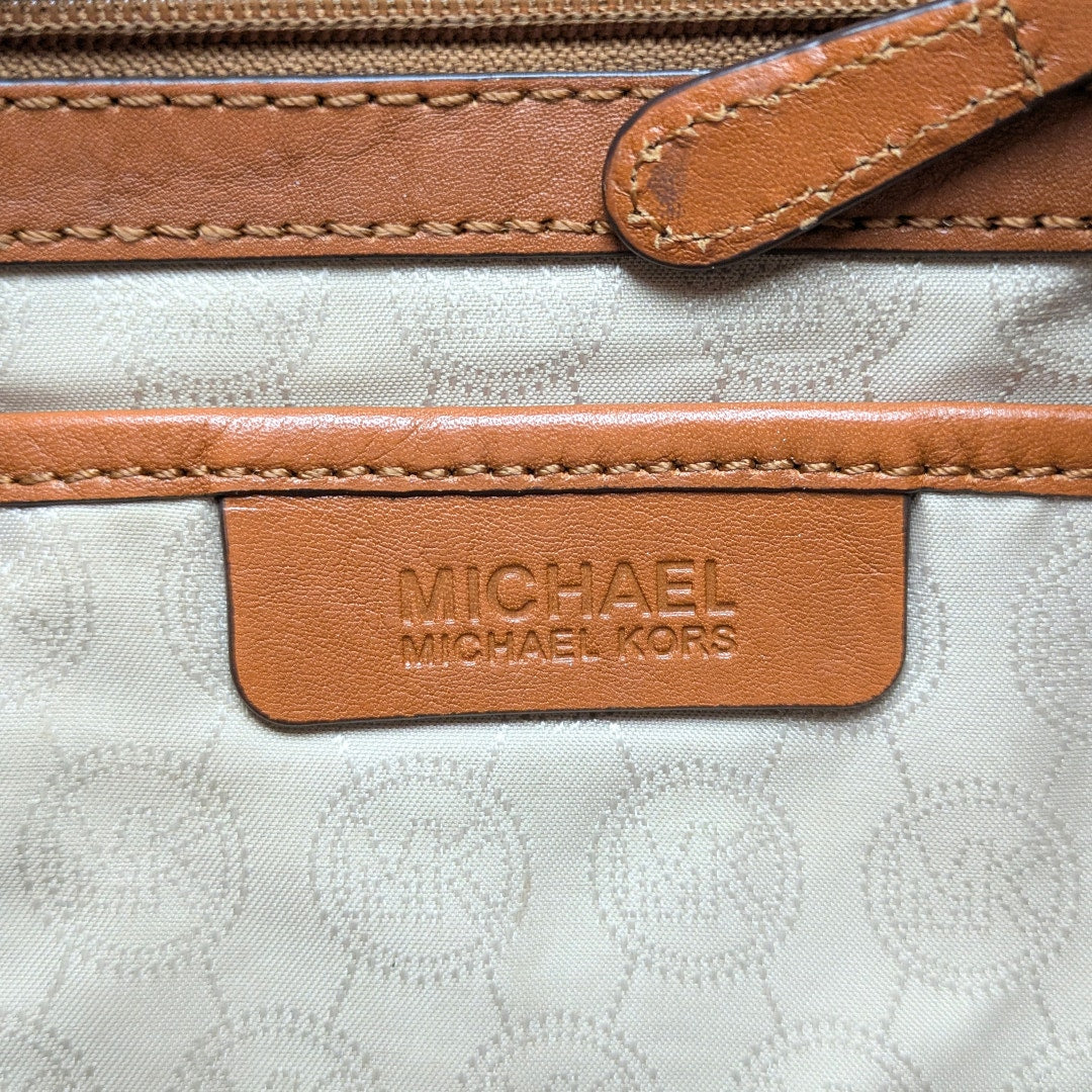 Pre-owned Michael Kors Signature Fulton Large Shoulder Bag