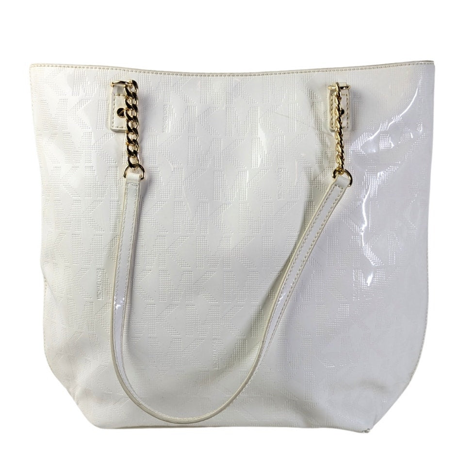 Michael Kors Signature Patent Leather Tote Bag