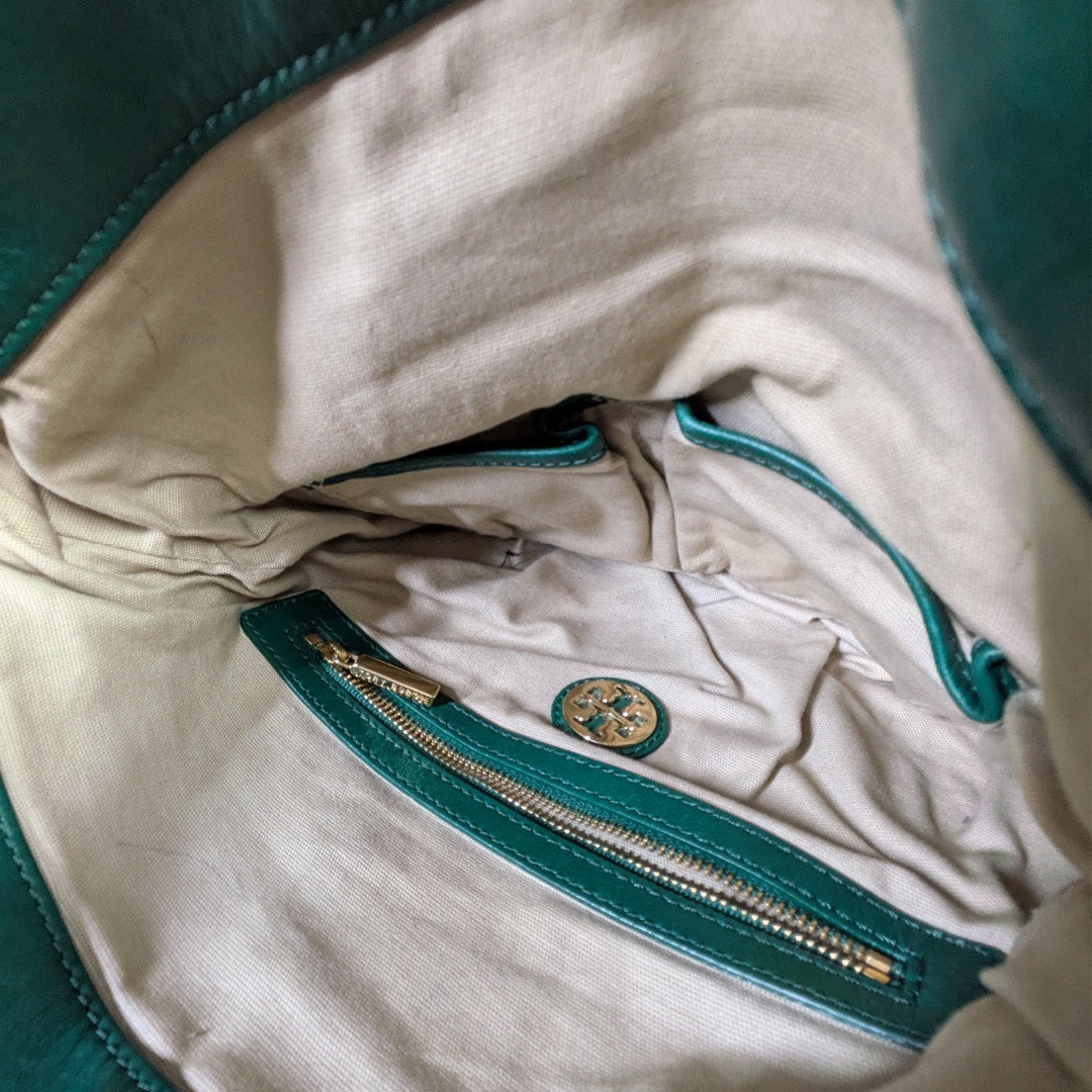 Pre-owned Tory Burch Dena Foldover Crossbody