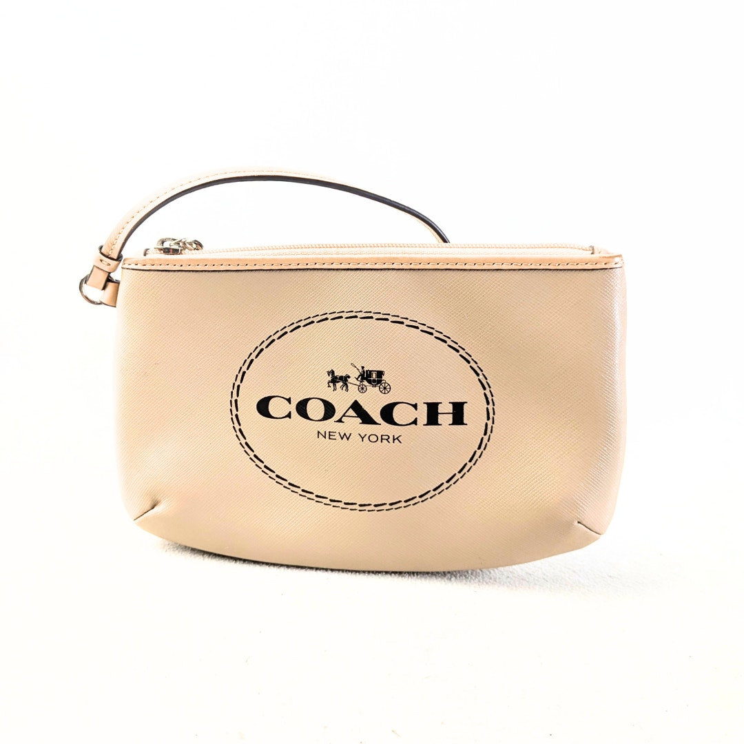 COACH Coated Canvas Wristlet