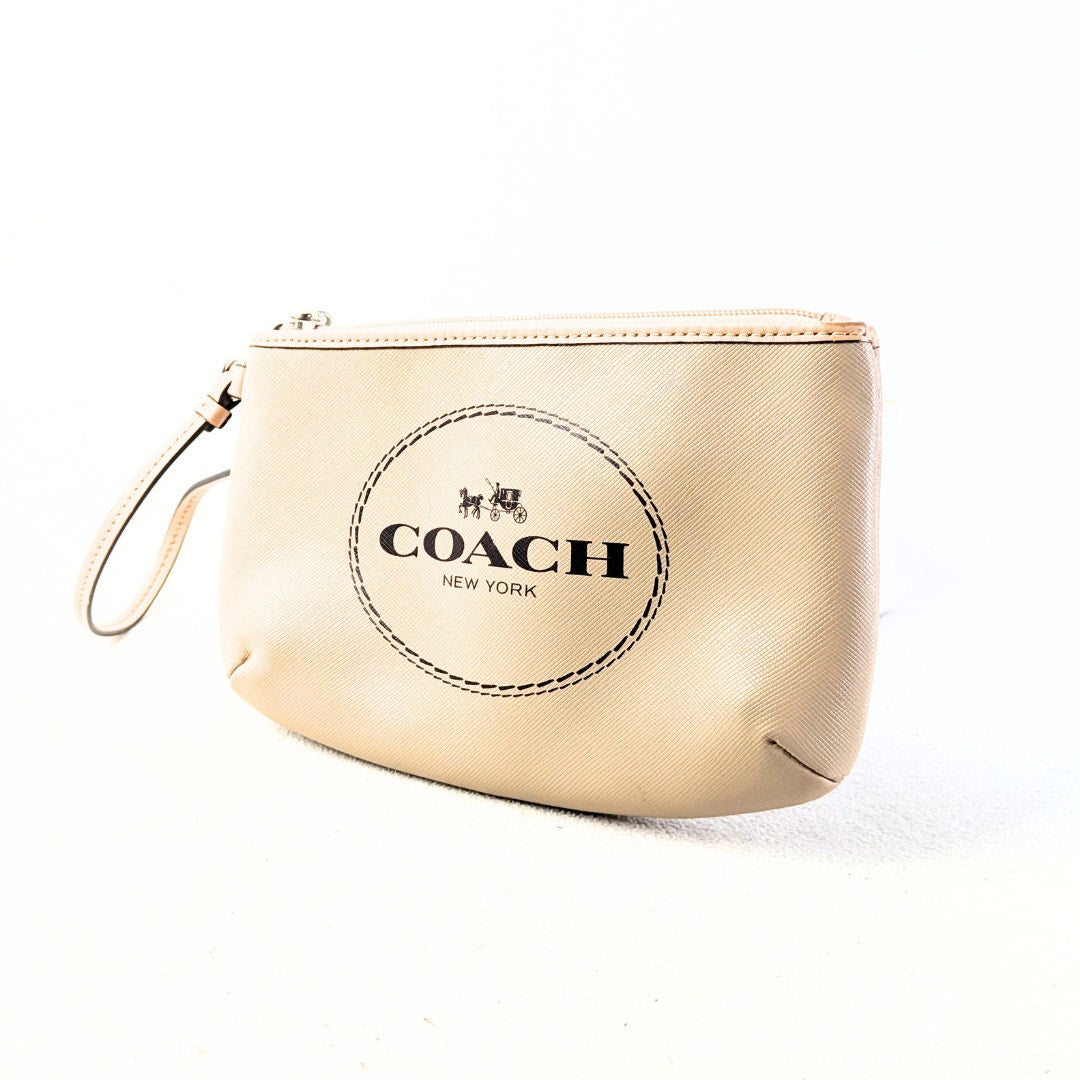 COACH Coated Canvas Wristlet