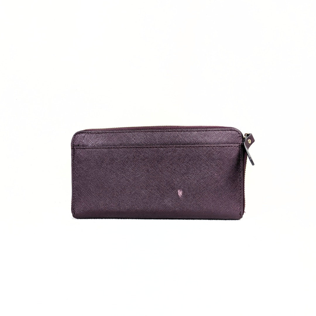 Kate Spade Continental Zip Around Accordion Wallet – Plum