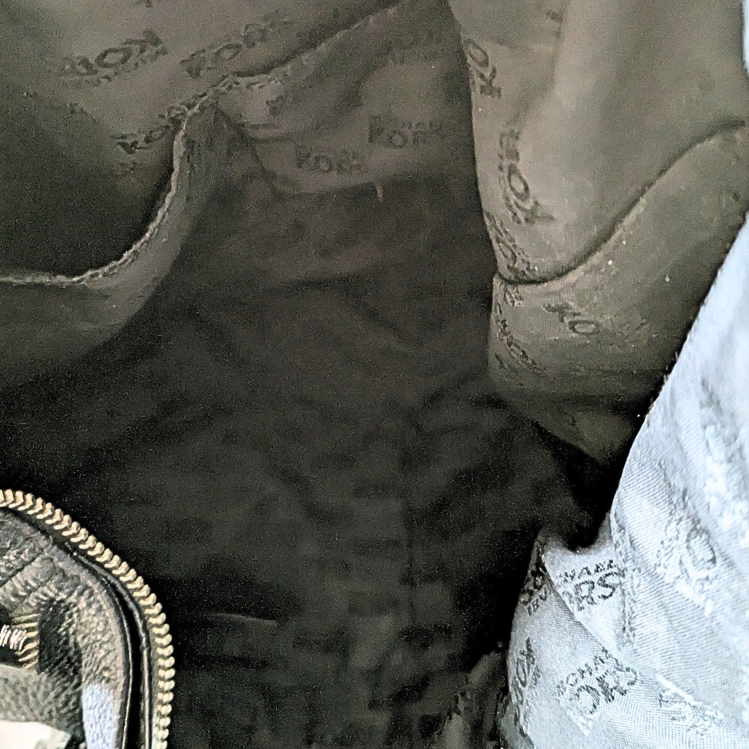 Pre-owned Michael Kors Lydia Black Pebbled Leather Hobo Shoulder Bag