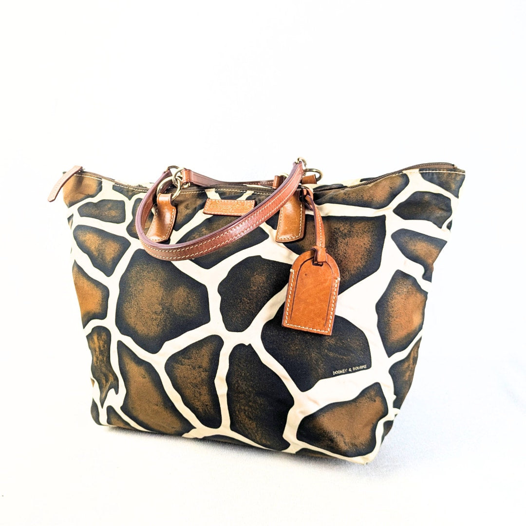 Dooney & Bourke Animal Print Canvas Tote Bag