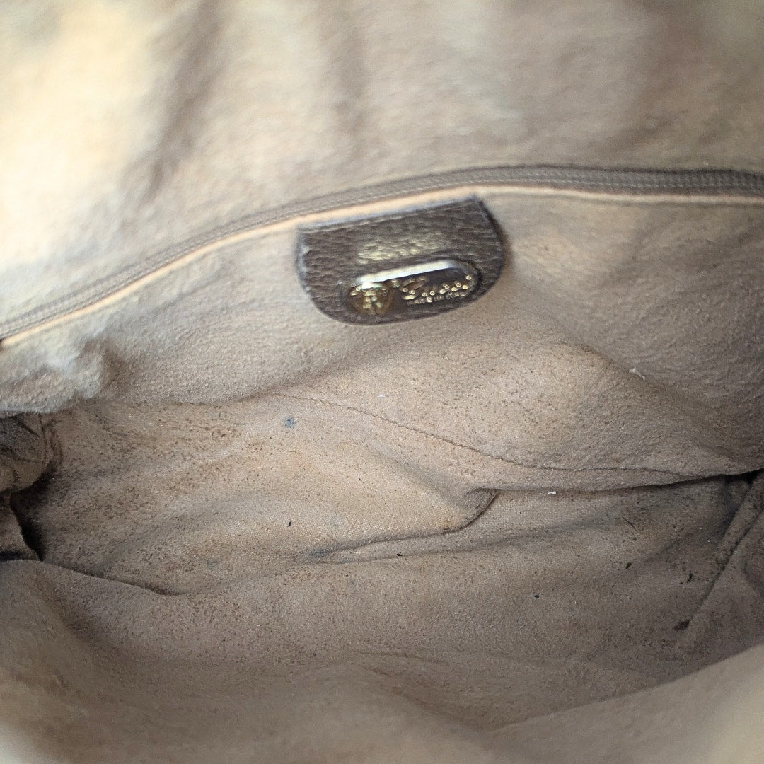 Pre-loved GUCCI Monogram Coated Canvas Crossbody Bag