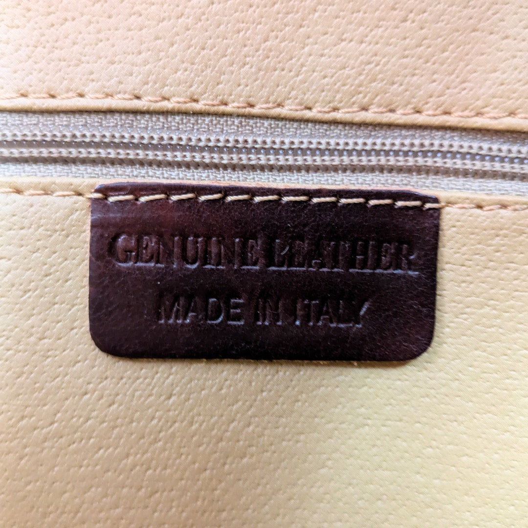 Pre-loved Italian Genuine Leather Shoulder Bag