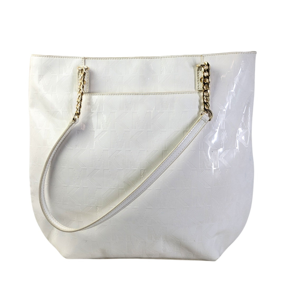 Michael Kors Signature Patent Leather Tote Bag