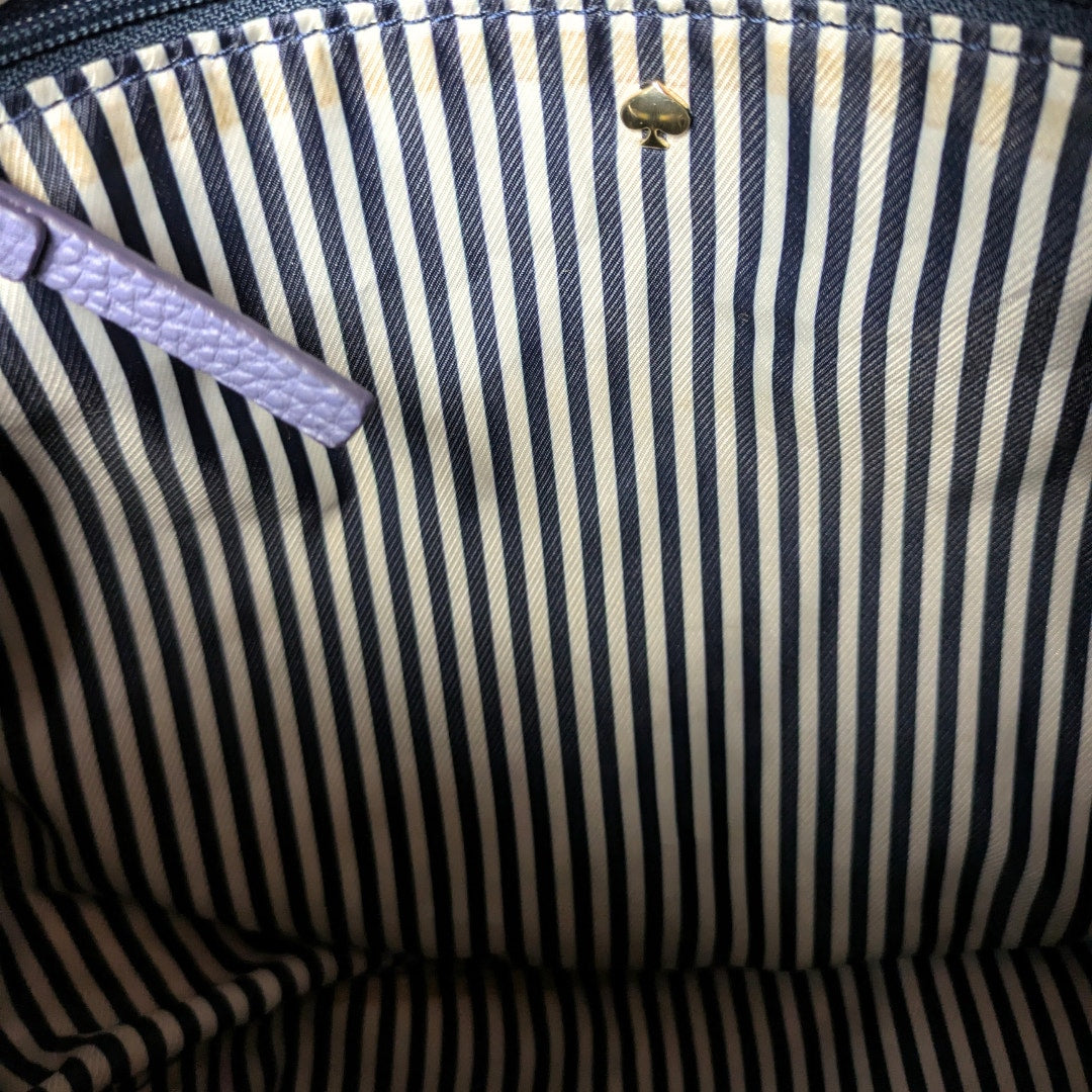 Kate Spade New York Orchard Street Natalya Navy Leather Shoulder & Crossbody Bag