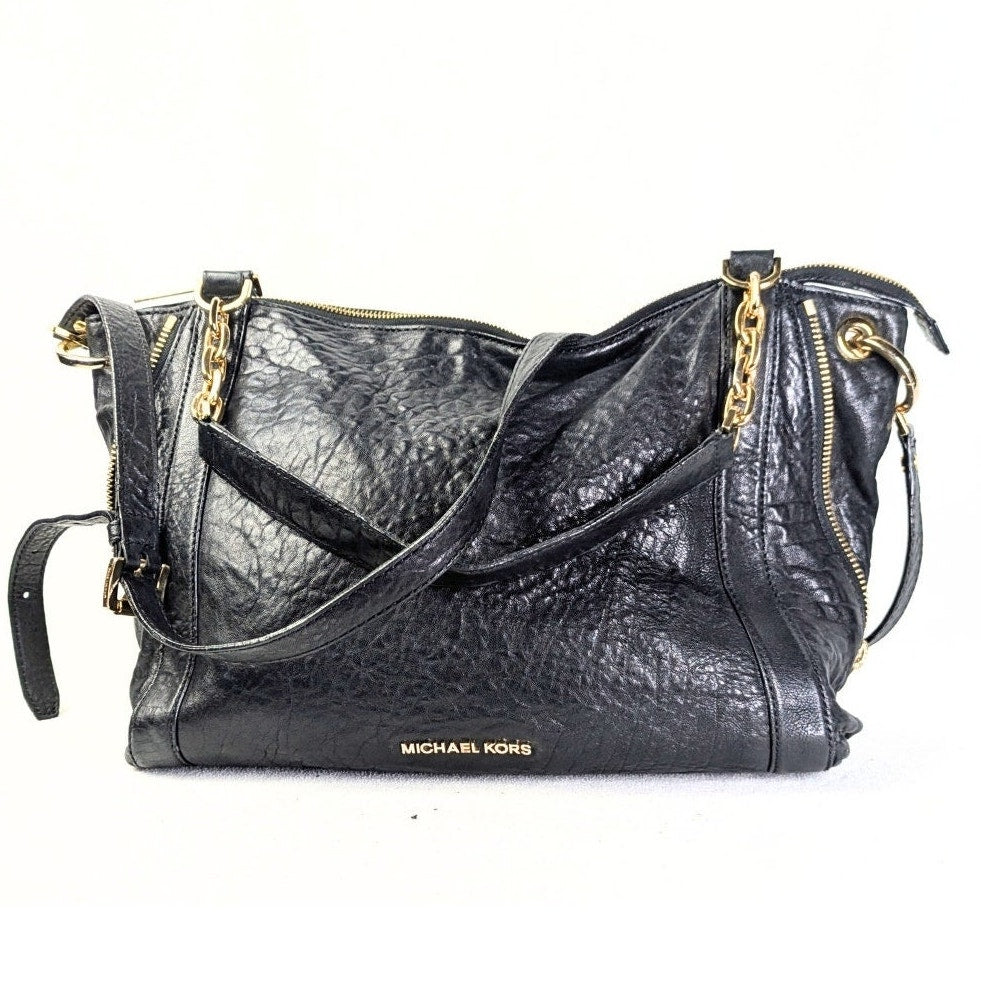 Pre-loved Michael Kors Stanthorpe Leather Rectangle Tote Handbag