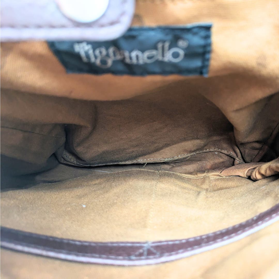 Pre-loved Tingannelo Genuine Leather Backpack