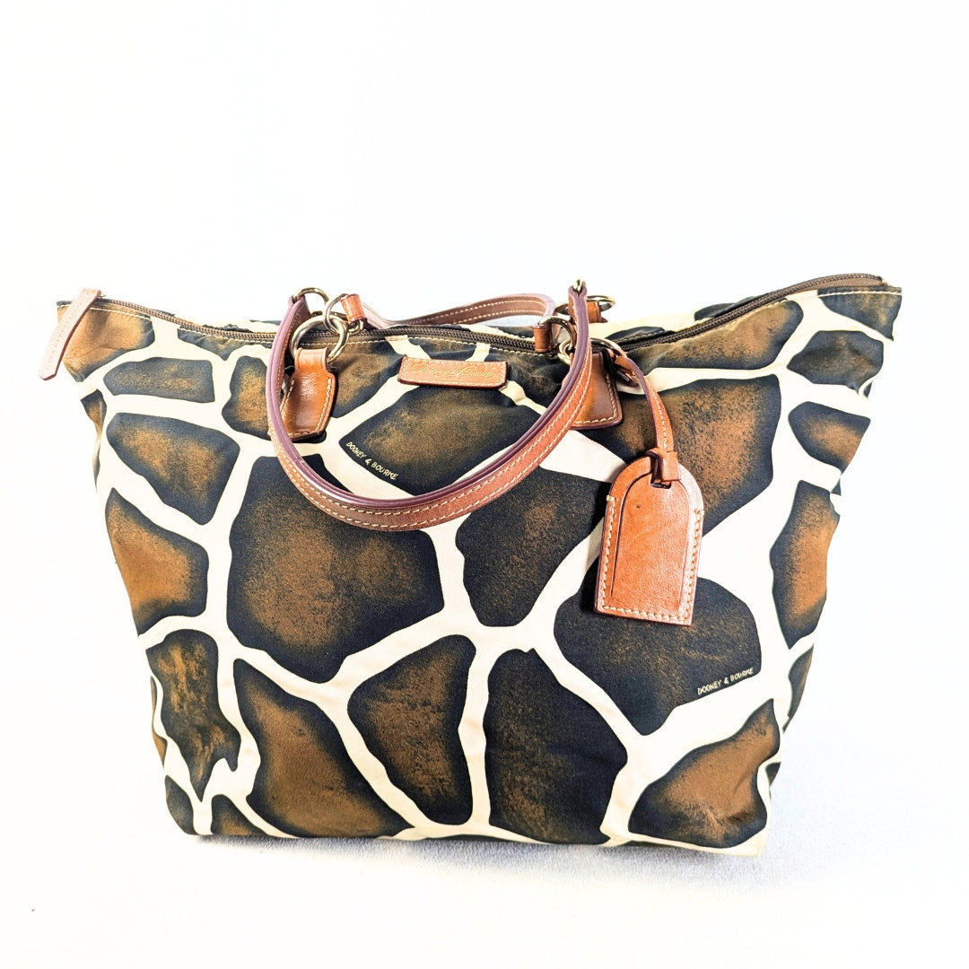 Dooney & Bourke Animal Print Canvas Tote Bag