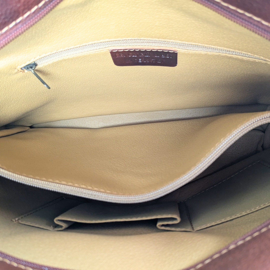 Pre-loved Italian Genuine Leather Shoulder Bag