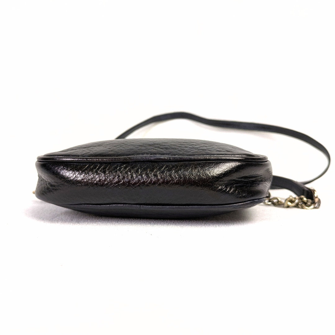 Vintage Michael Kors Small Crossbody Bag with Chain Strap – Navy (Repainted)