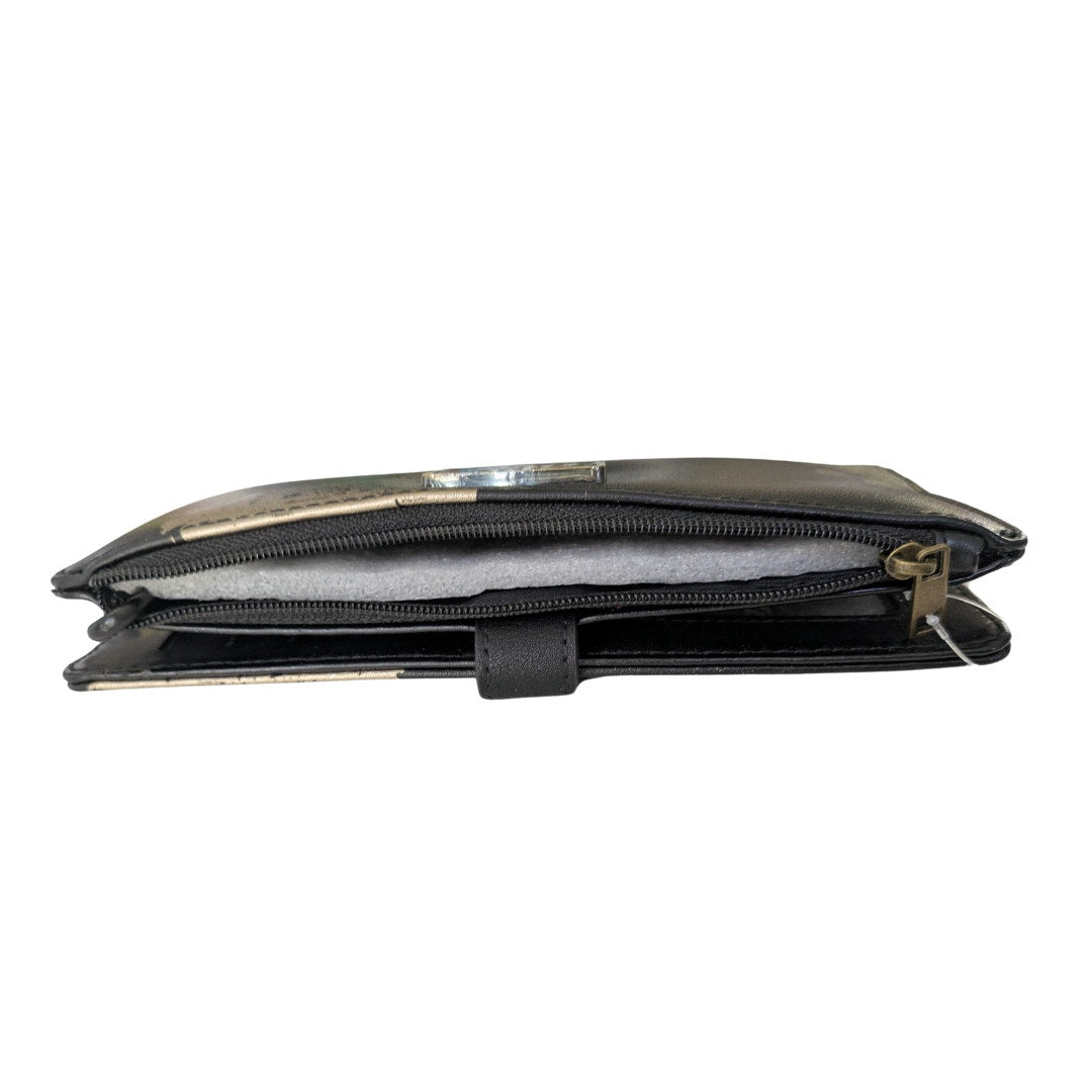 The view of the HBO Game of Thrones Westeros Map Print  Faux Leather Wallet from the top. 