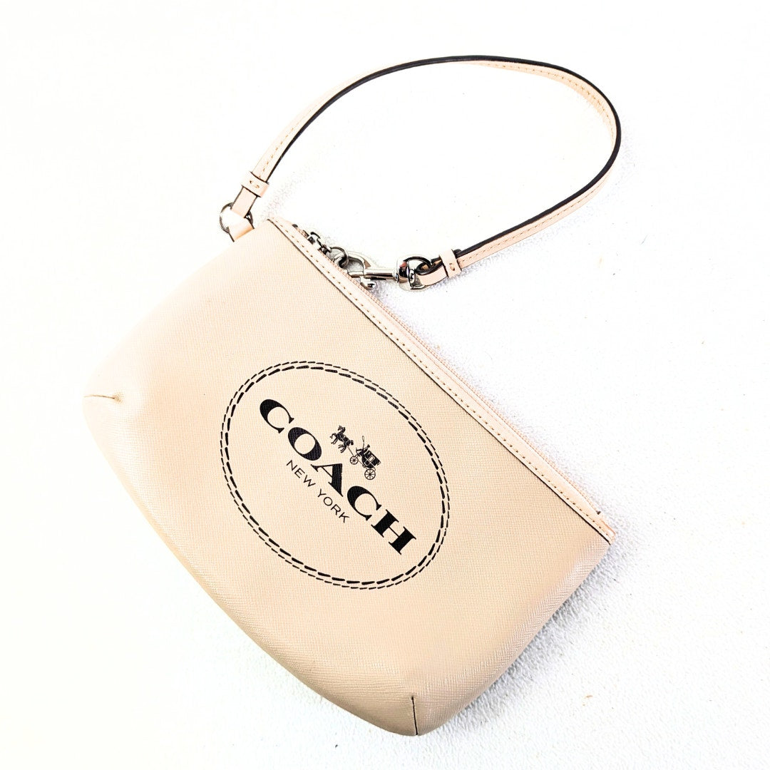 COACH Coated Canvas Wristlet