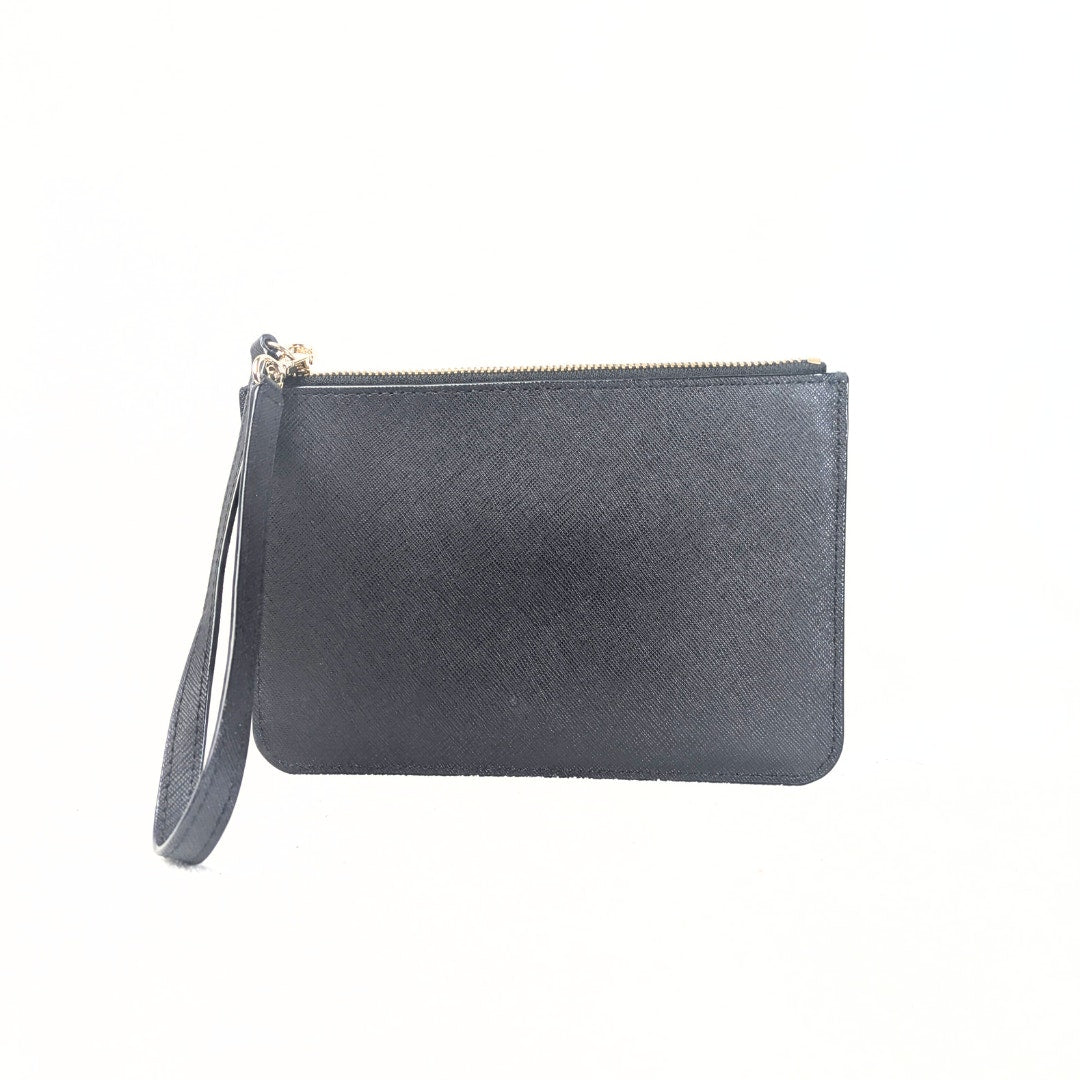 Kate Spade Black Saffiano Leather Wristlet